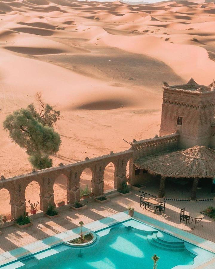 Hotel Cafe Du Sud Merzouga Bagian luar foto