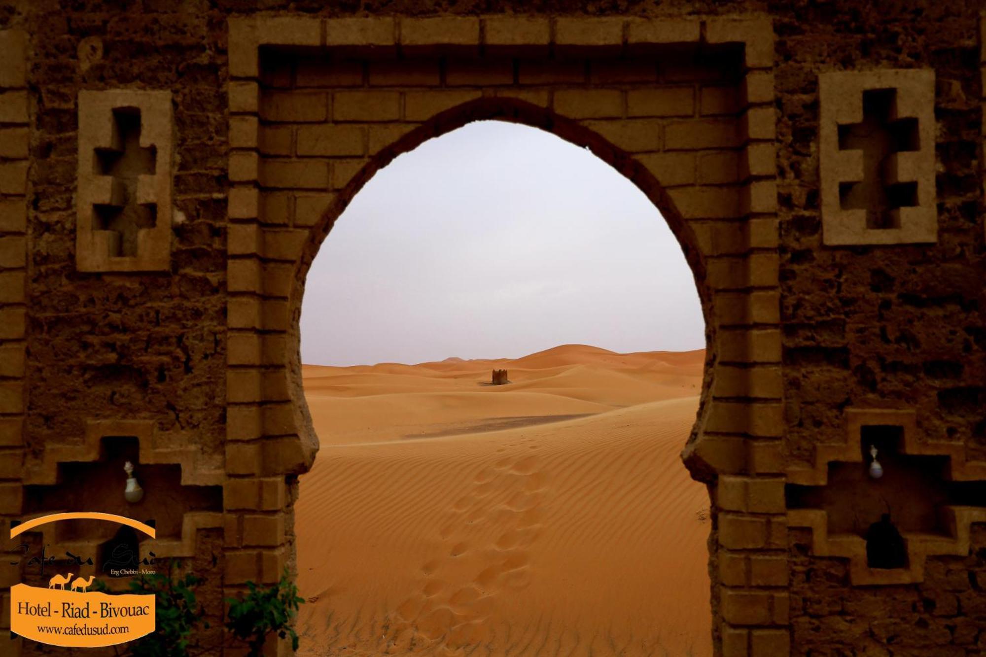 Hotel Cafe Du Sud Merzouga Bagian luar foto